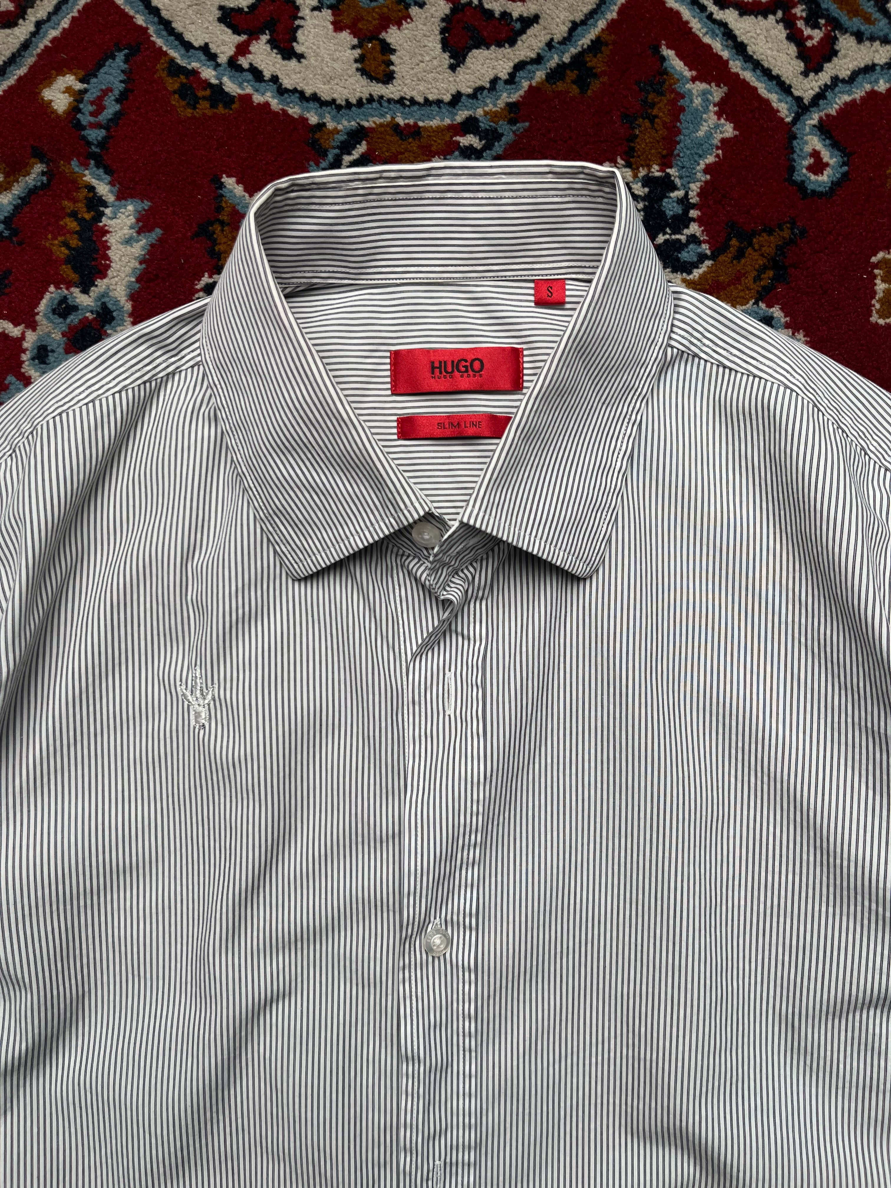 HUGO Boss Slim Line Striped Button Down Shirt - M