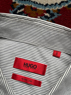 HUGO Boss Slim Line Striped Button Down Shirt - M