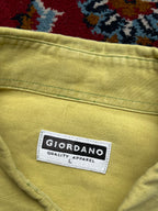 Giordano Quality Apparel Yellow Button Down Shirt - L