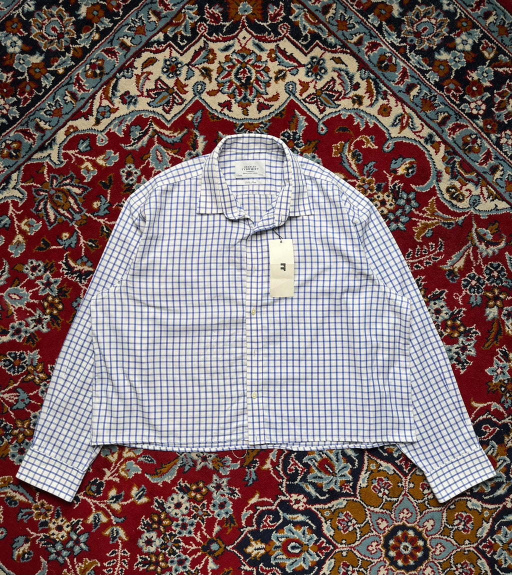 Charles Tyrwhitt Non-Iron Check Boxy Fit Button Down Shirt - S