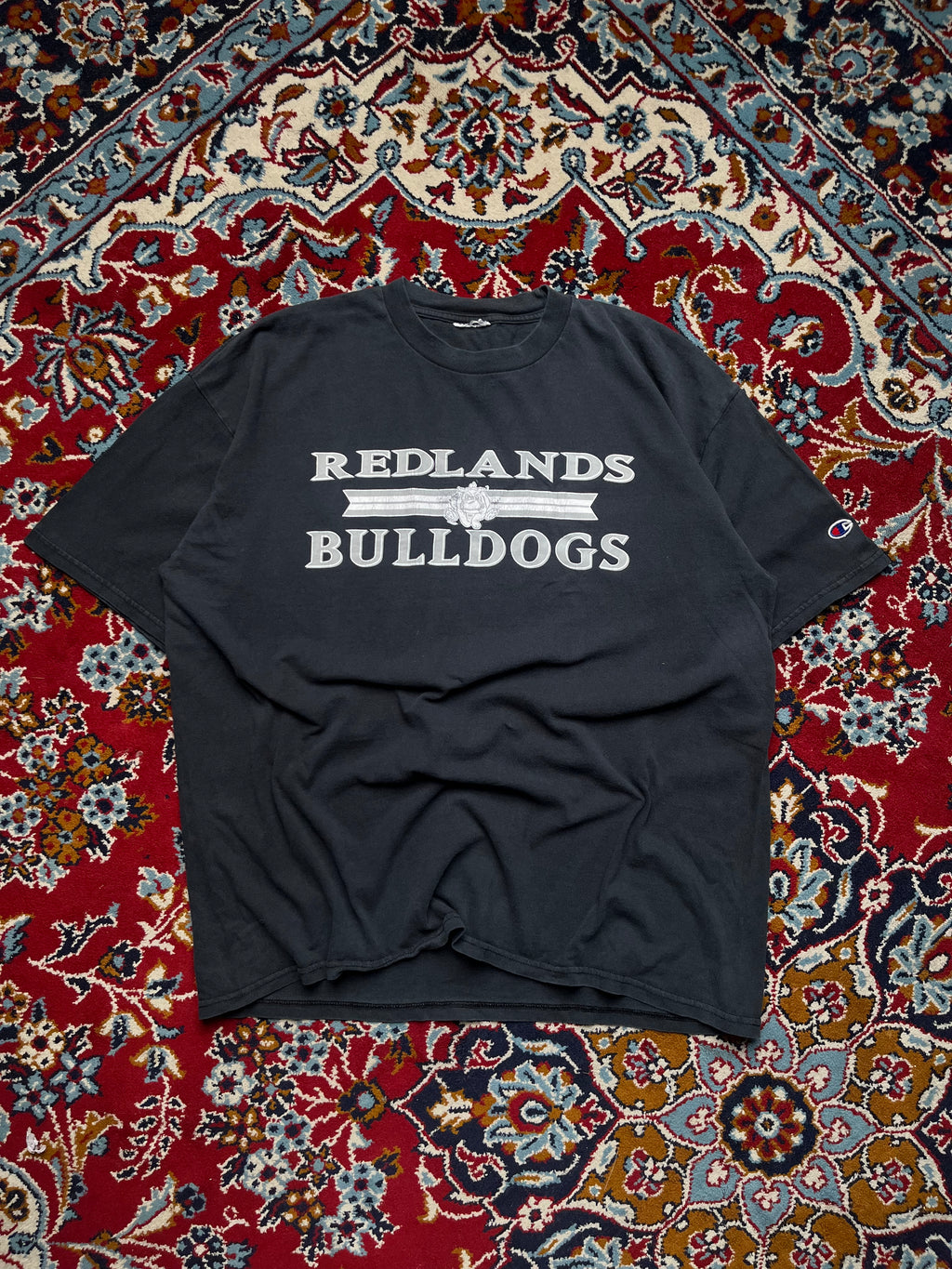 Vintage Champion Redlands Bulldogs Graphic TEE - XL