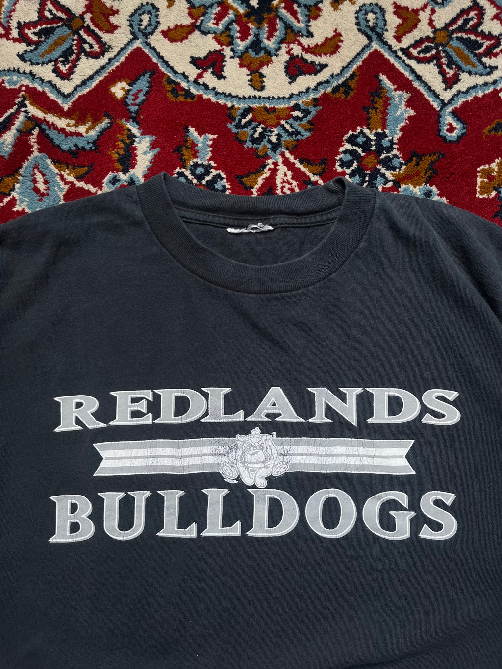 Vintage Champion Redlands Bulldogs Graphic TEE - XL