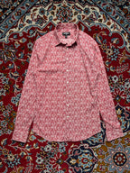 Express Mens Classic Fit Paisley Button Down Shirt - S