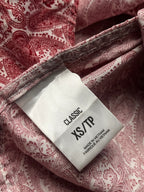 Express Mens Classic Fit Paisley Button Down Shirt - S