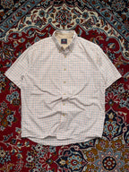 Wrangler Mens Check Button Down Shirt - L