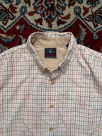Wrangler Mens Check Button Down Shirt - L