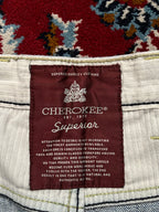 Cherokee Vintage Loose Fit Paneled Biker Jeans - 30