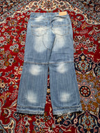 Cherokee Vintage Loose Fit Paneled Biker Jeans - 30