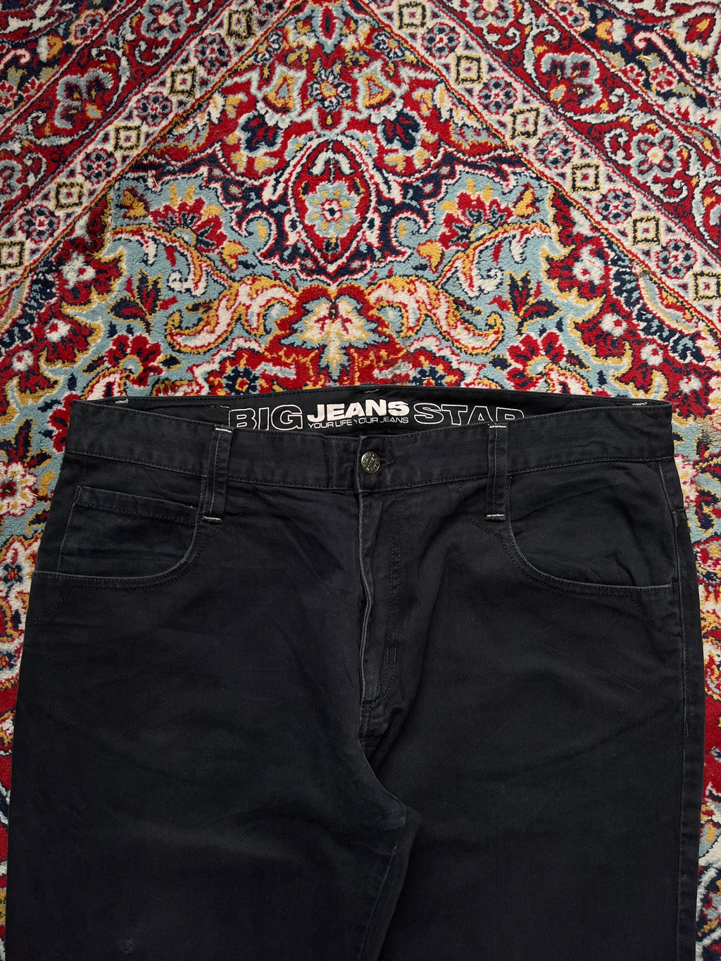 Vintage Big Star Black Straight Fit Jeans - 34