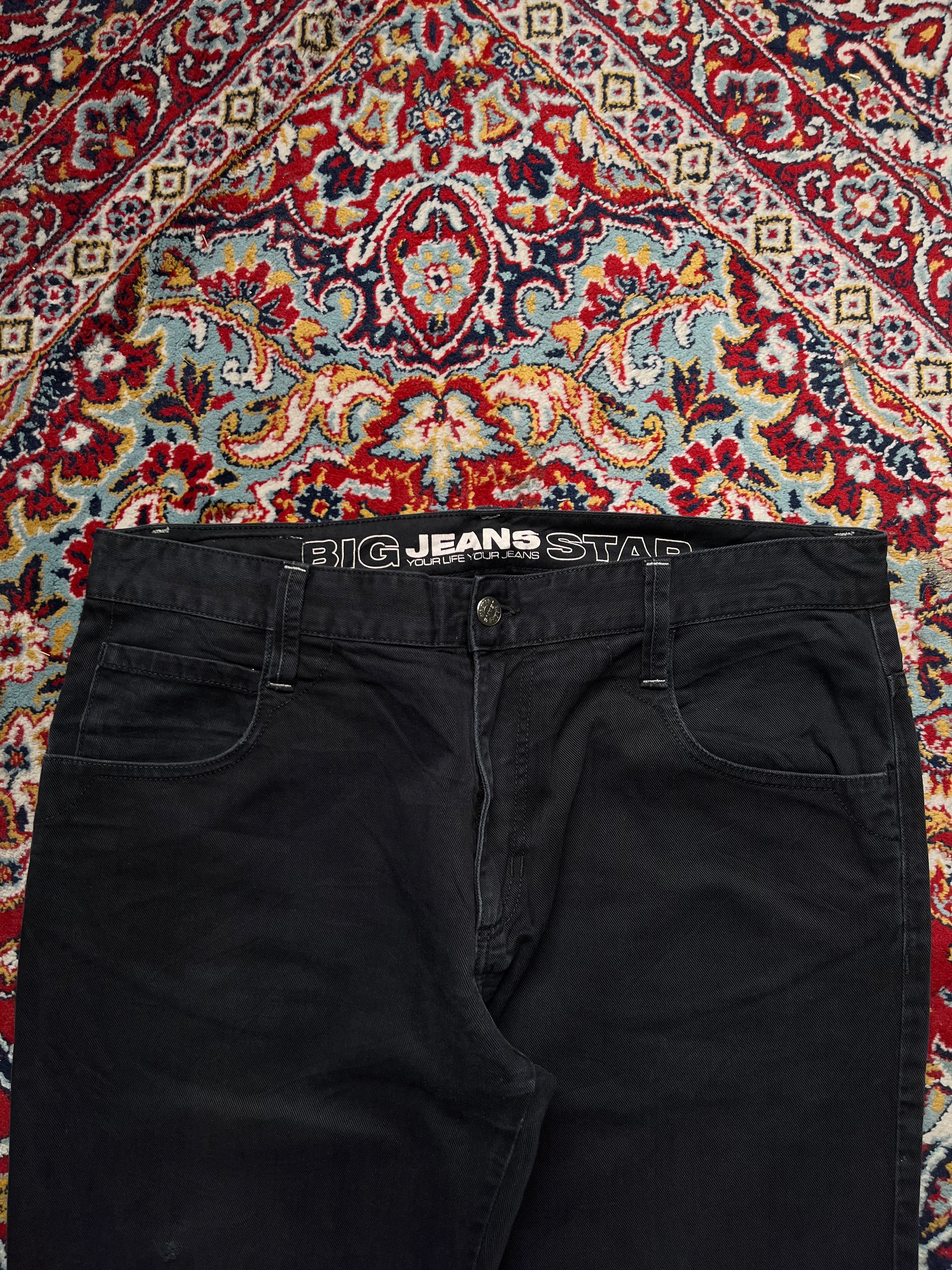 Vintage Big Star Black Straight Fit Jeans - 34