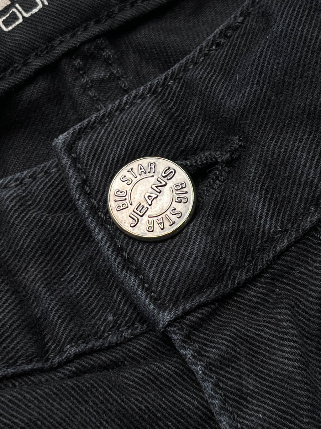 Vintage Big Star Black Straight Fit Jeans - 34
