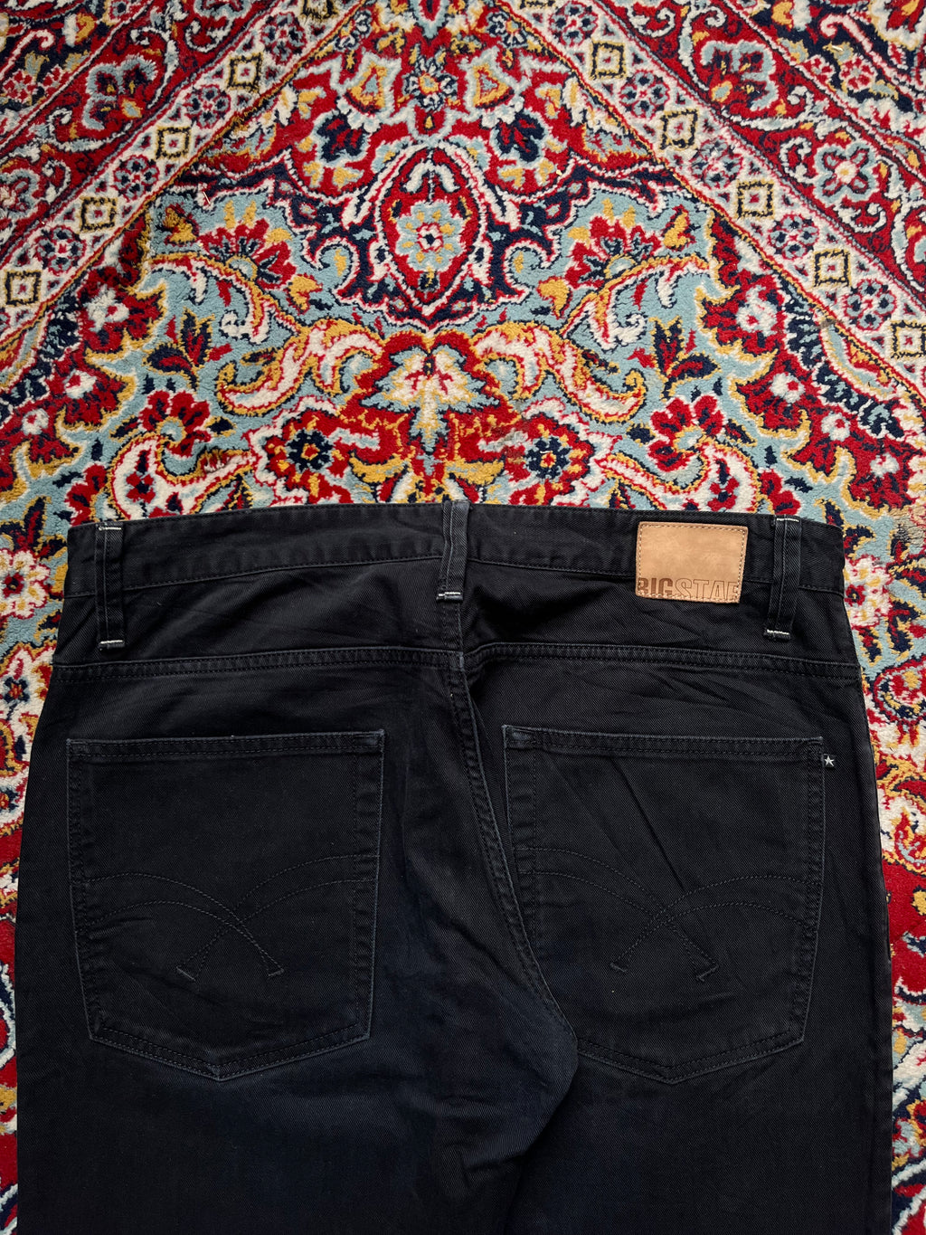 Vintage Big Star Black Straight Fit Jeans - 34