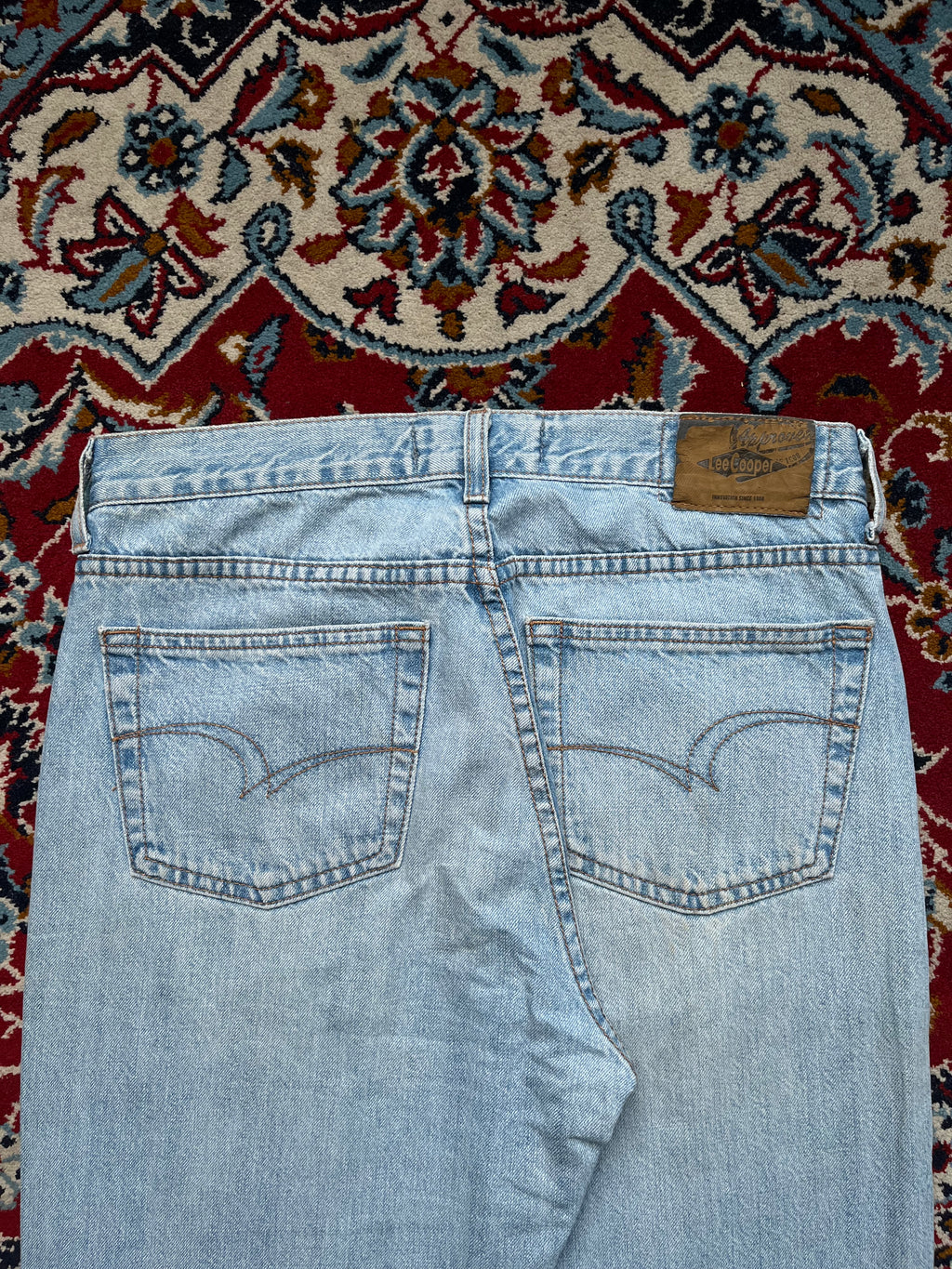 Vintage Lee Cooper Light Washed Straight Fit Jeans - 30