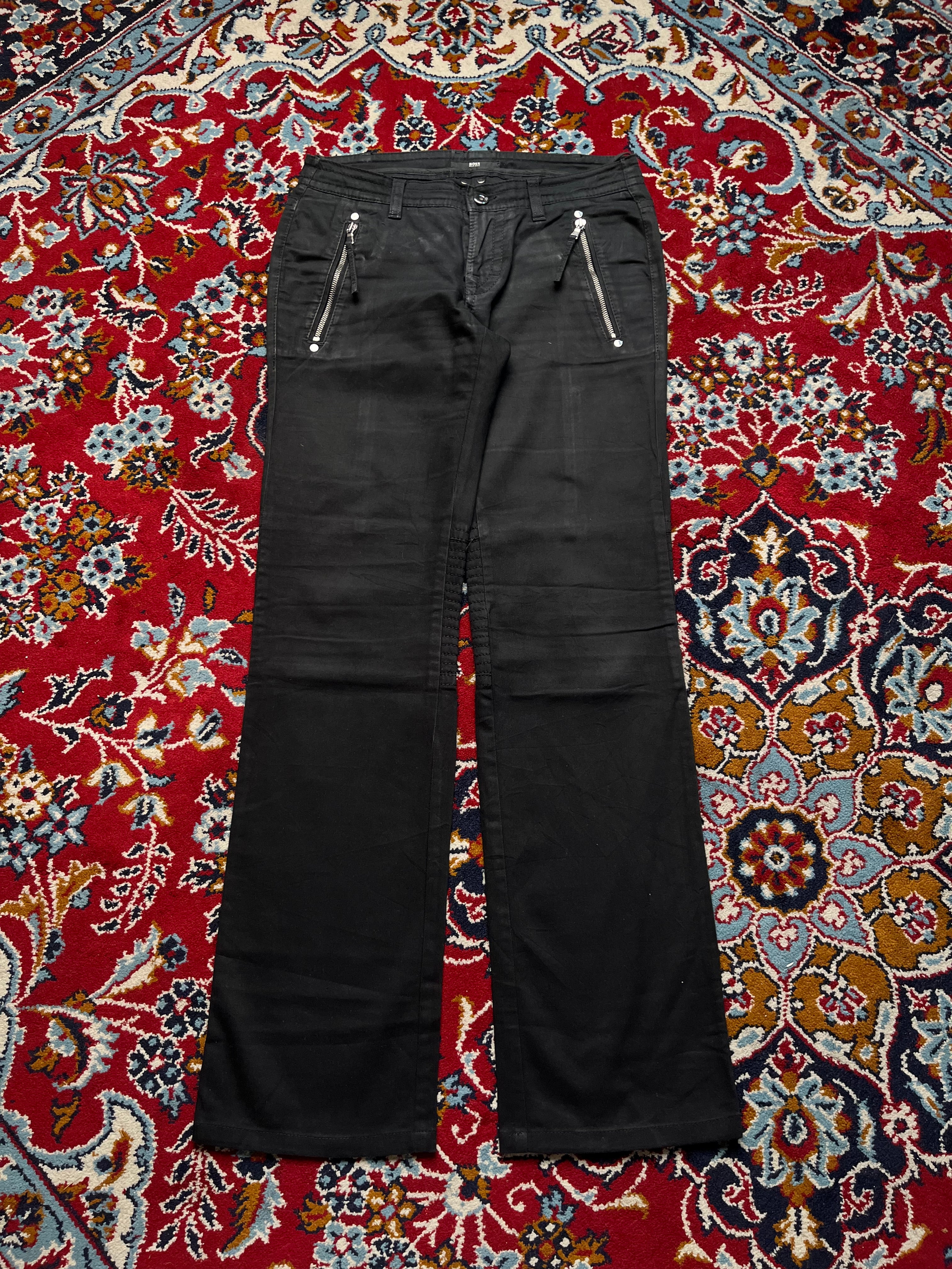 Hugo Boss Black Biker Straight Fit Stretch Pants - 28