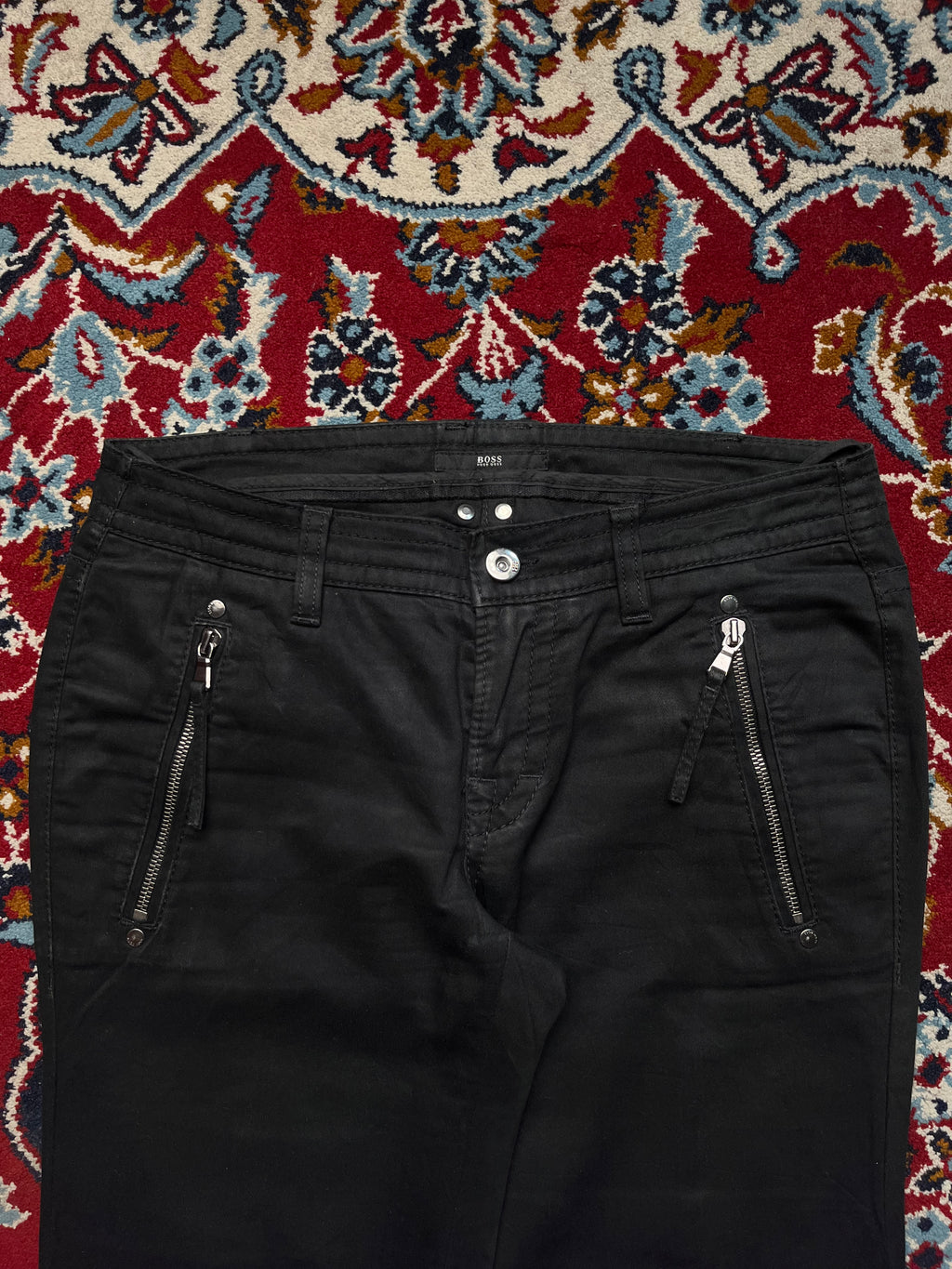 Hugo Boss Black Biker Straight Fit Stretch Pants - 28
