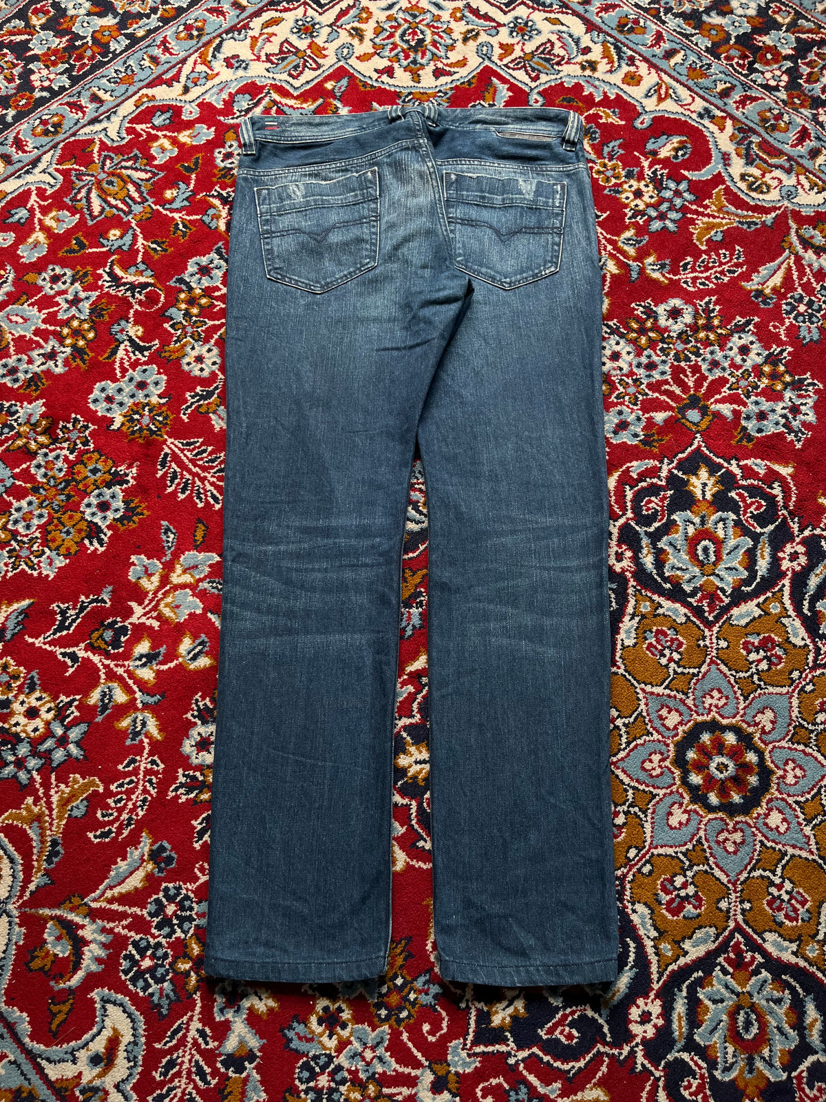 Diesel Safado Slim Straight Fit Distressed Washed JEANS - 34