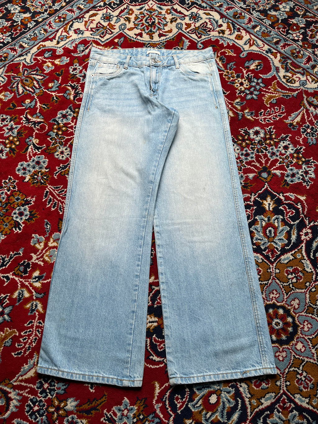 Unit Denim Collection El Corte Ingles Light Washed Baggy JEANS - 30
