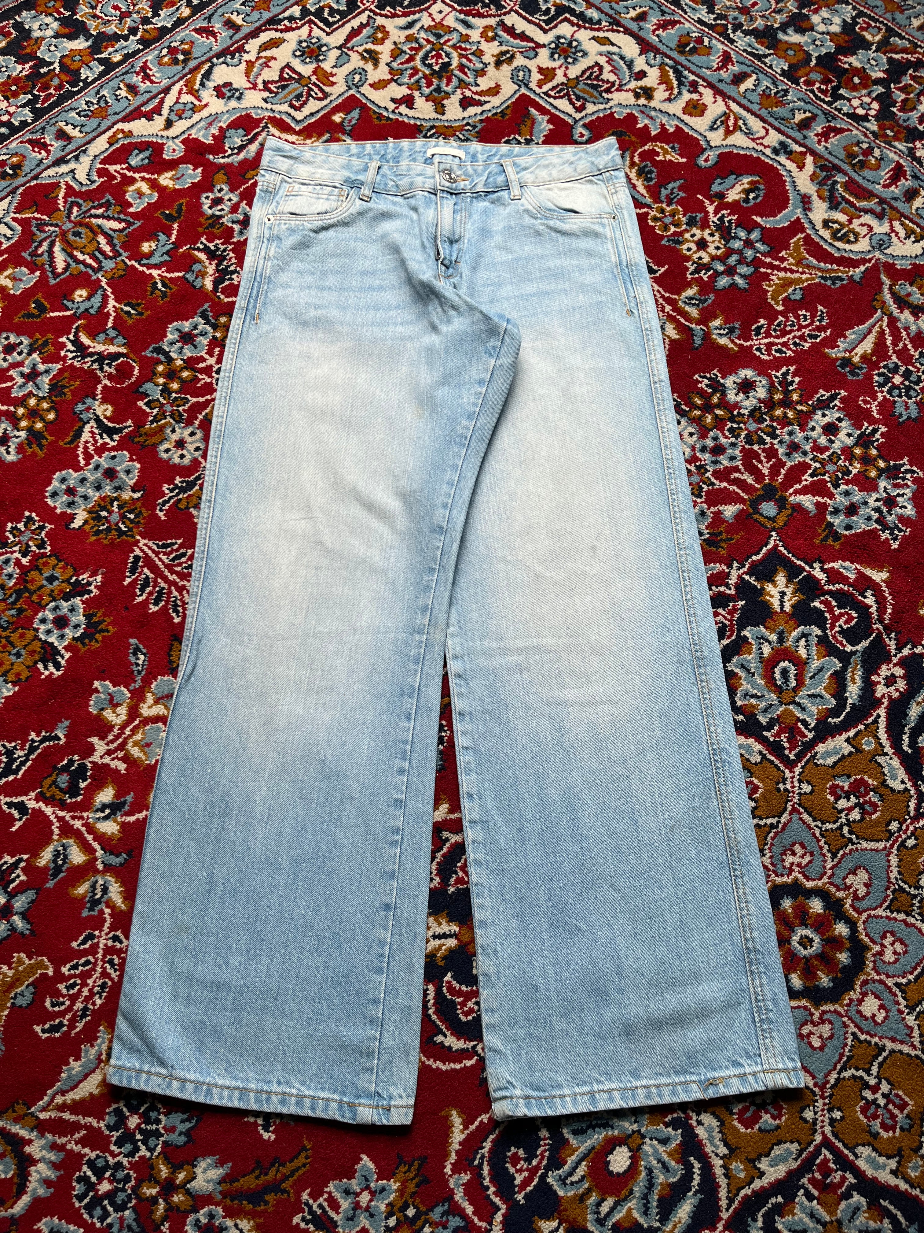 Unit Denim Collection El Corte Ingles Light Washed Baggy JEANS - 30