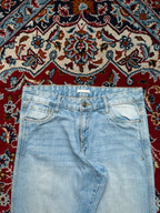 Unit Denim Collection El Corte Ingles Light Washed Baggy JEANS - 30
