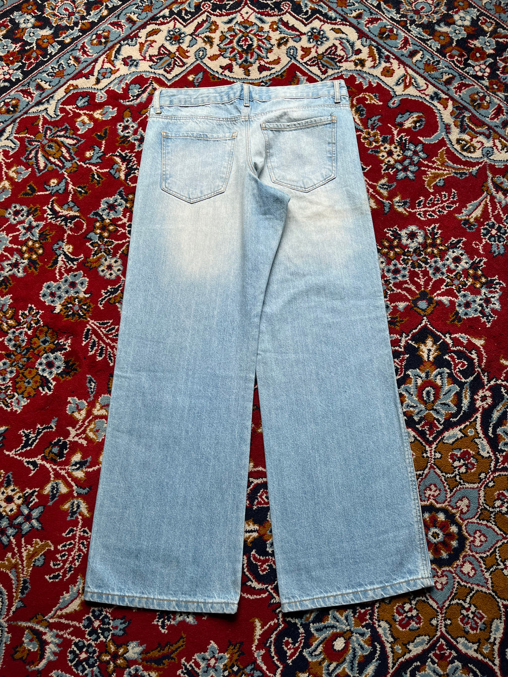 Unit Denim Collection El Corte Ingles Light Washed Baggy JEANS - 30