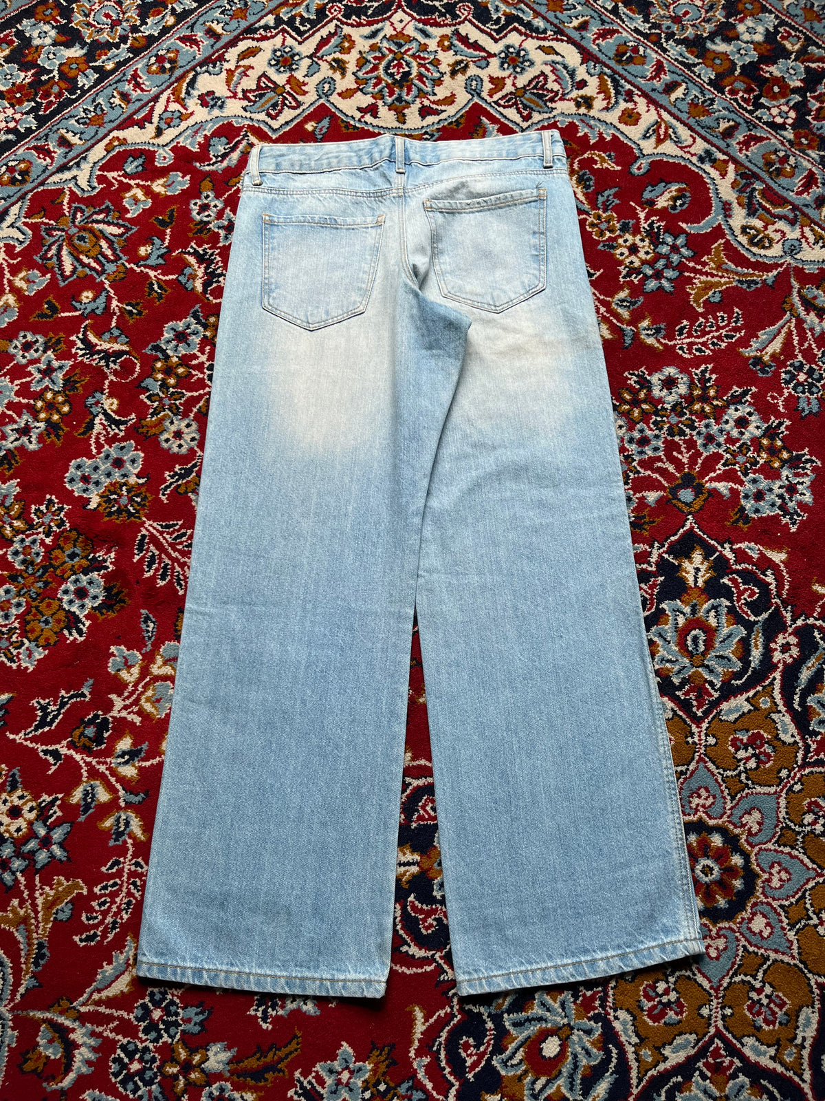 Unit Denim Collection El Corte Ingles Light Washed Baggy JEANS - 30