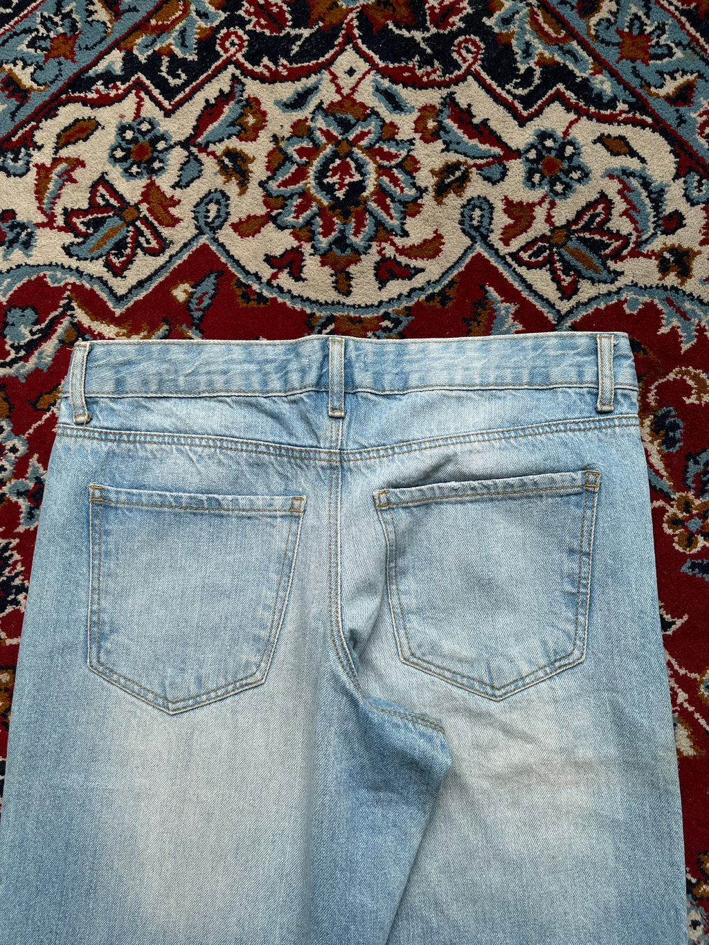 Unit Denim Collection El Corte Ingles Light Washed Baggy JEANS - 30