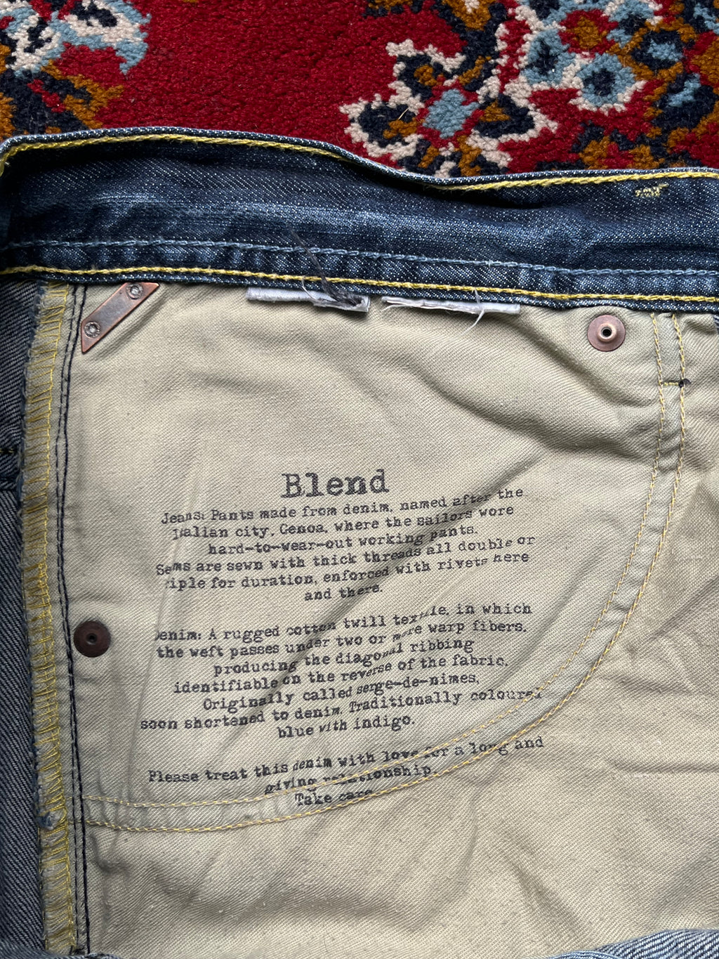 Blend Medium Washed Bootcut JEANS - 32