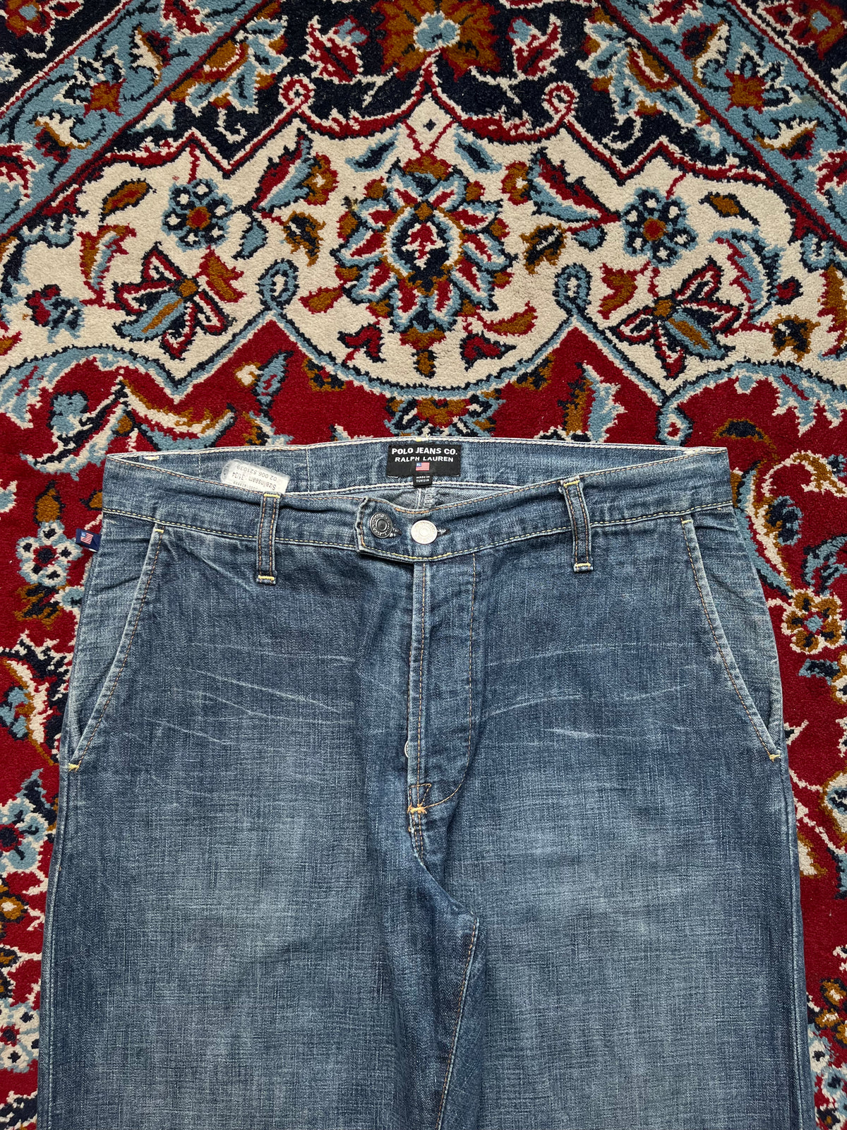 Vintage Polo Jeans Co. Ralph Lauren Medium Washed Straight Fit Jeans - 30