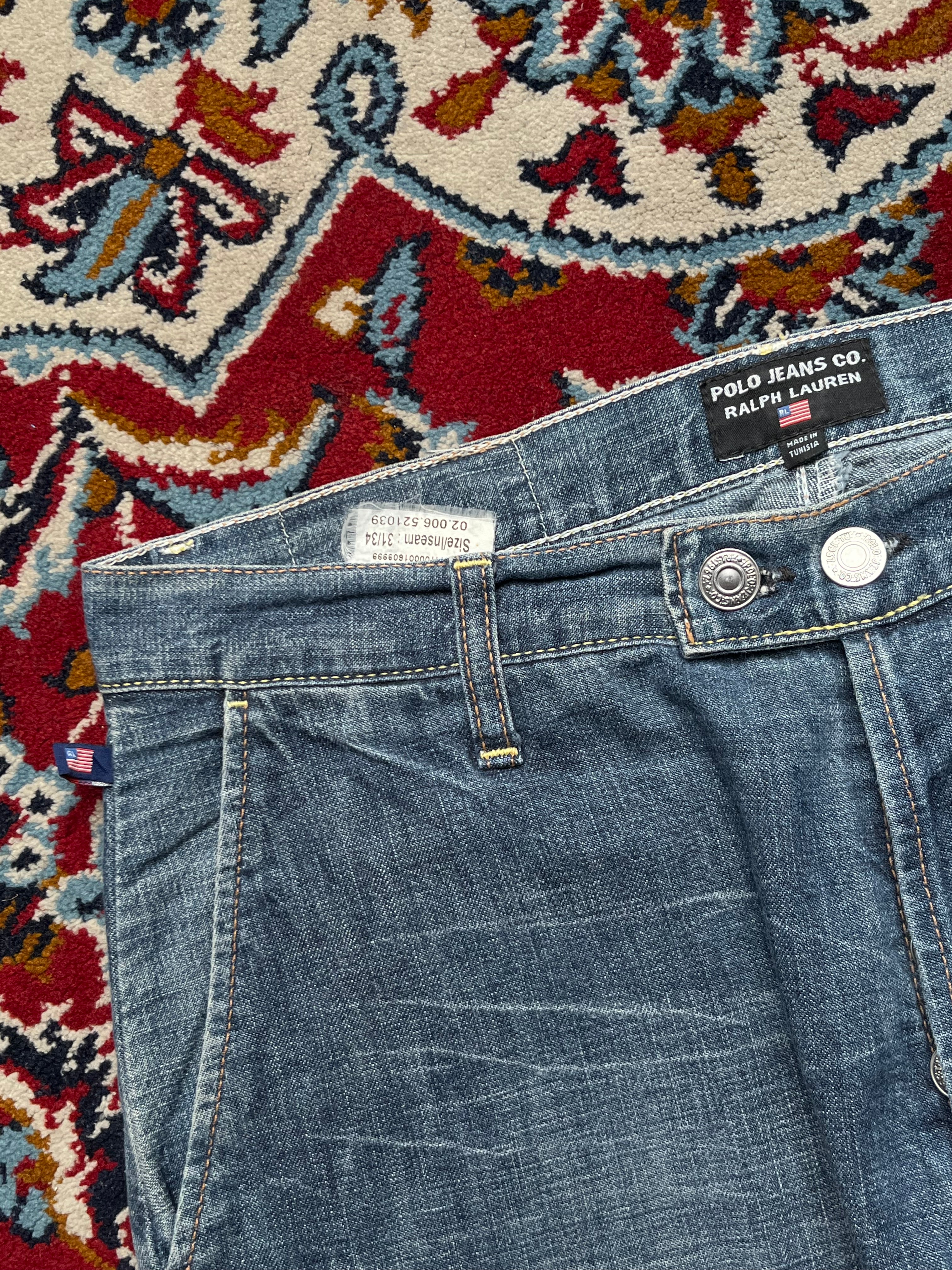 Vintage Polo Jeans Co. Ralph Lauren Medium Washed Straight Fit Jeans - 30