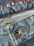 Vintage Hilfiger Denim Light Washed Straight Fit Jeans - 38