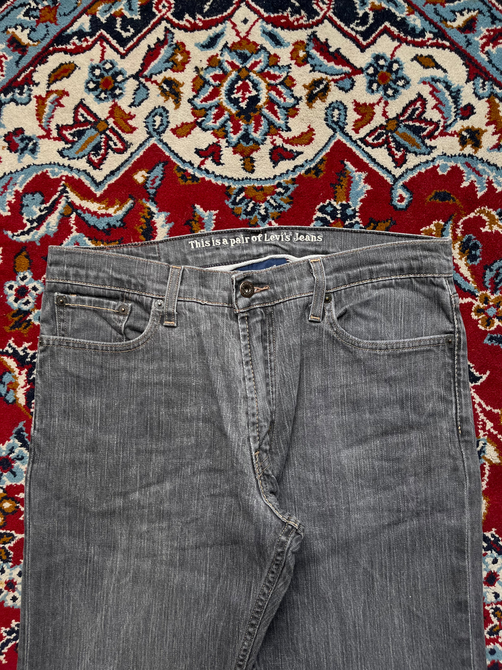 Vintage Levi’s 527 Bootcut Faded Grey Jeans - 32