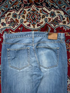 Vintage Calvin Klein Straight Fit Light Washed Jeans - 36