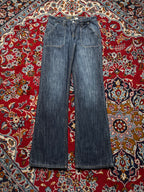 Vintage Street One Bootcut Dark Washed Jeans - 30