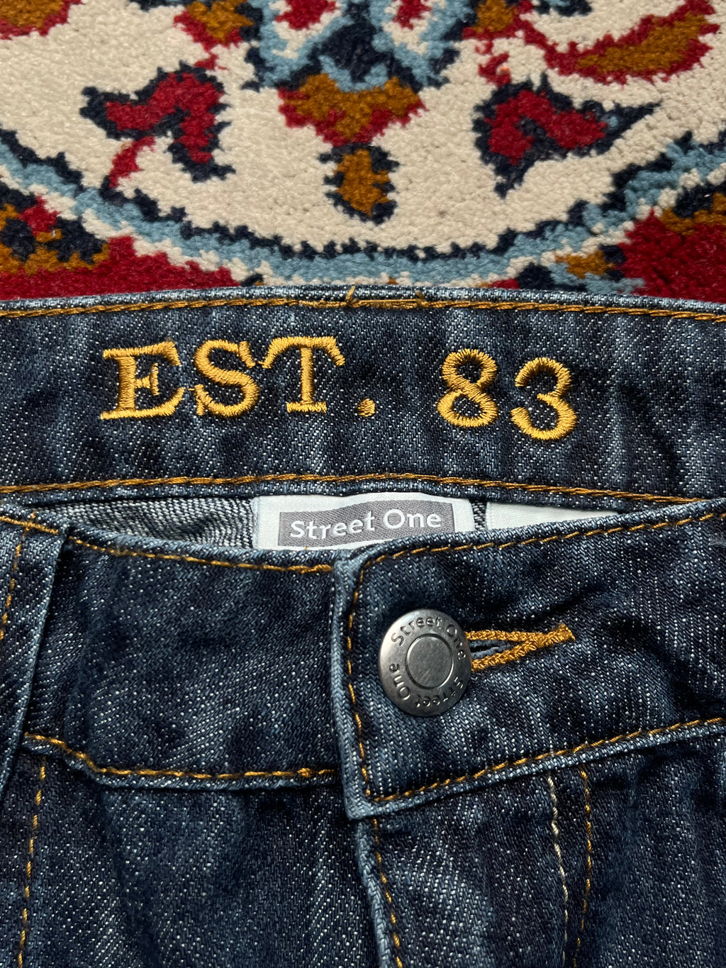 Vintage Street One Bootcut Dark Washed Jeans - 30