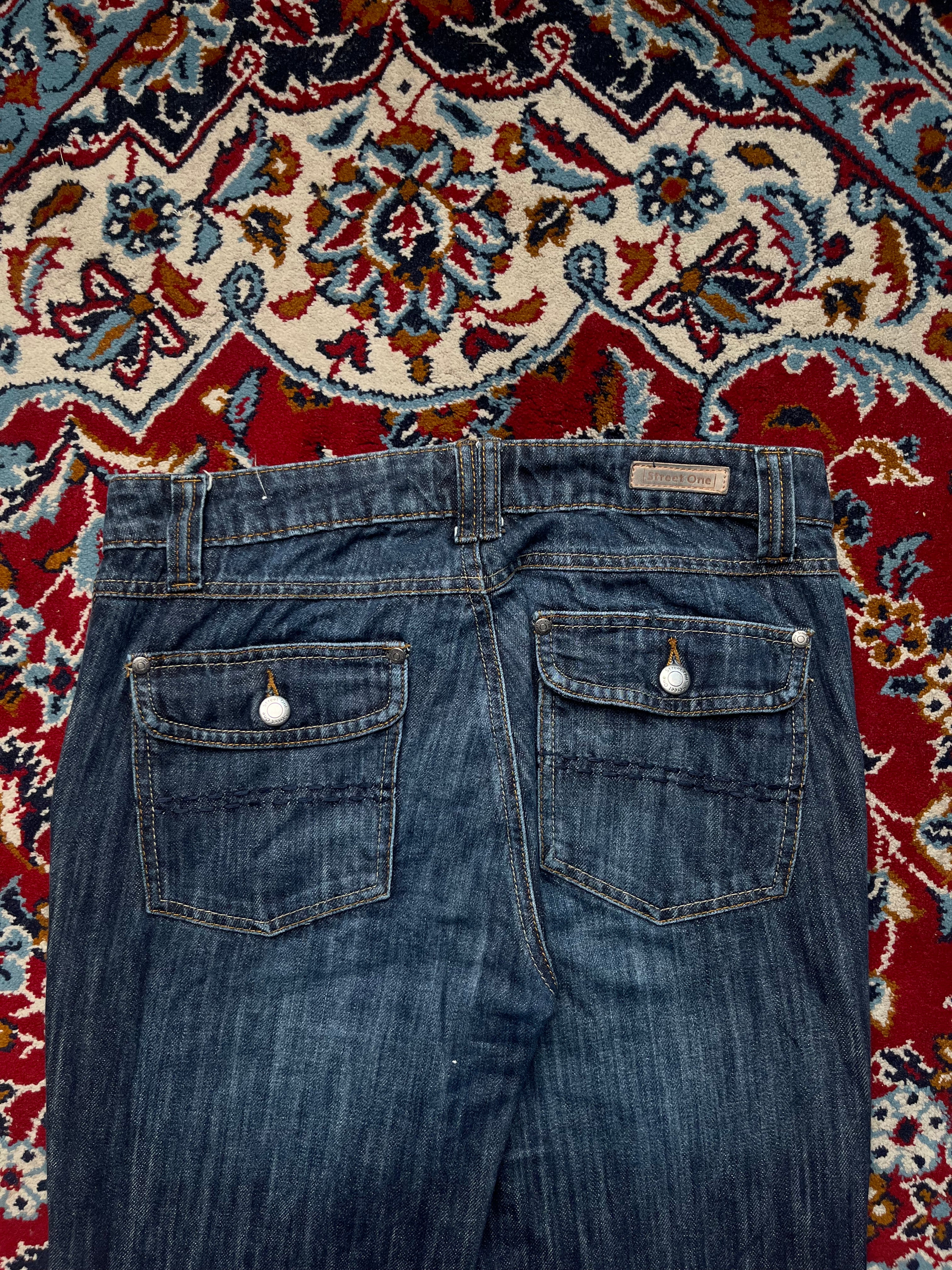 Vintage Street One Bootcut Dark Washed Jeans - 30