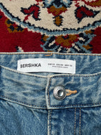 Bershka Distressed Light Washed Balloon Jeans  - 26