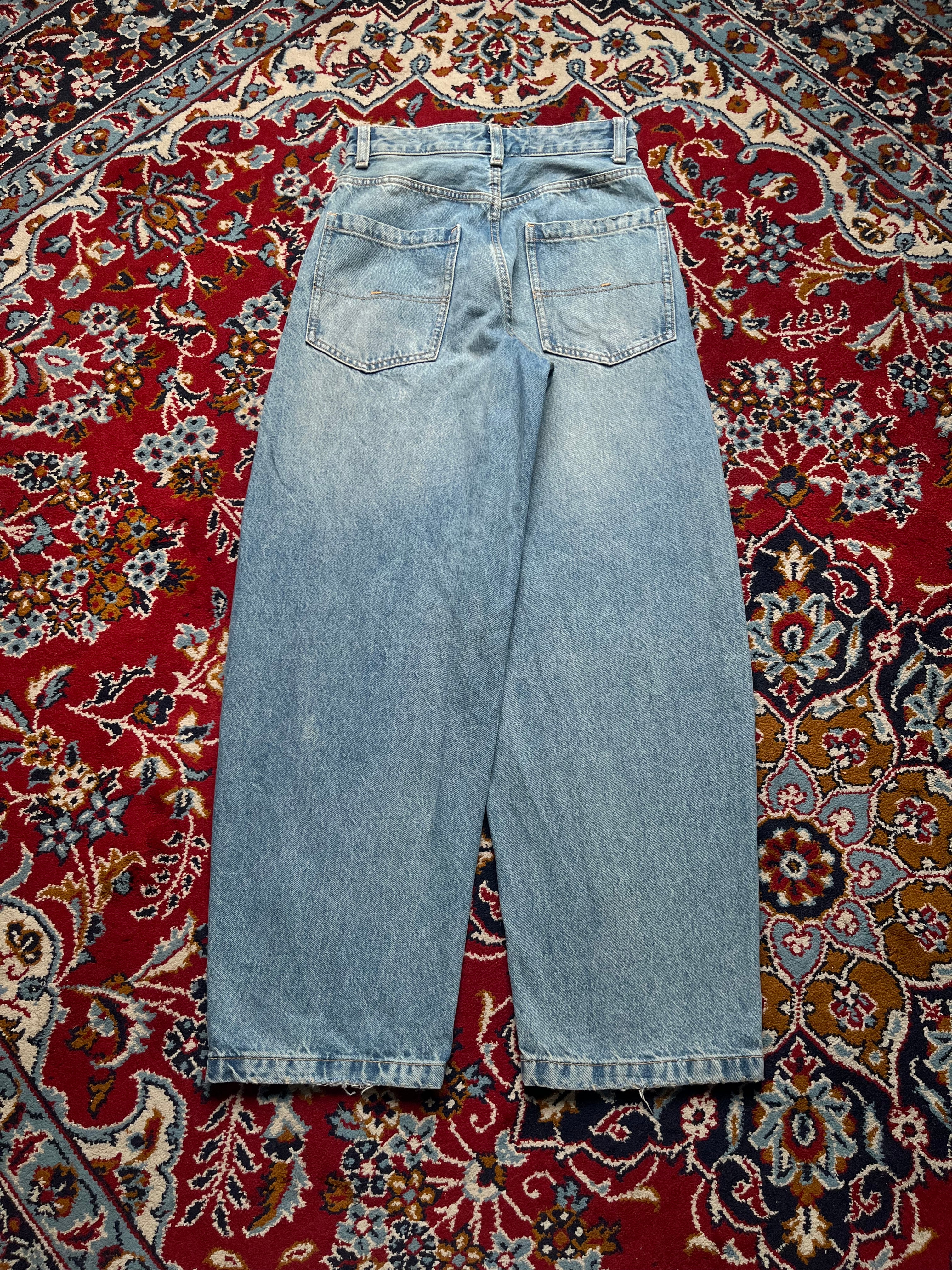 Bershka Distressed Light Washed Balloon Jeans  - 26