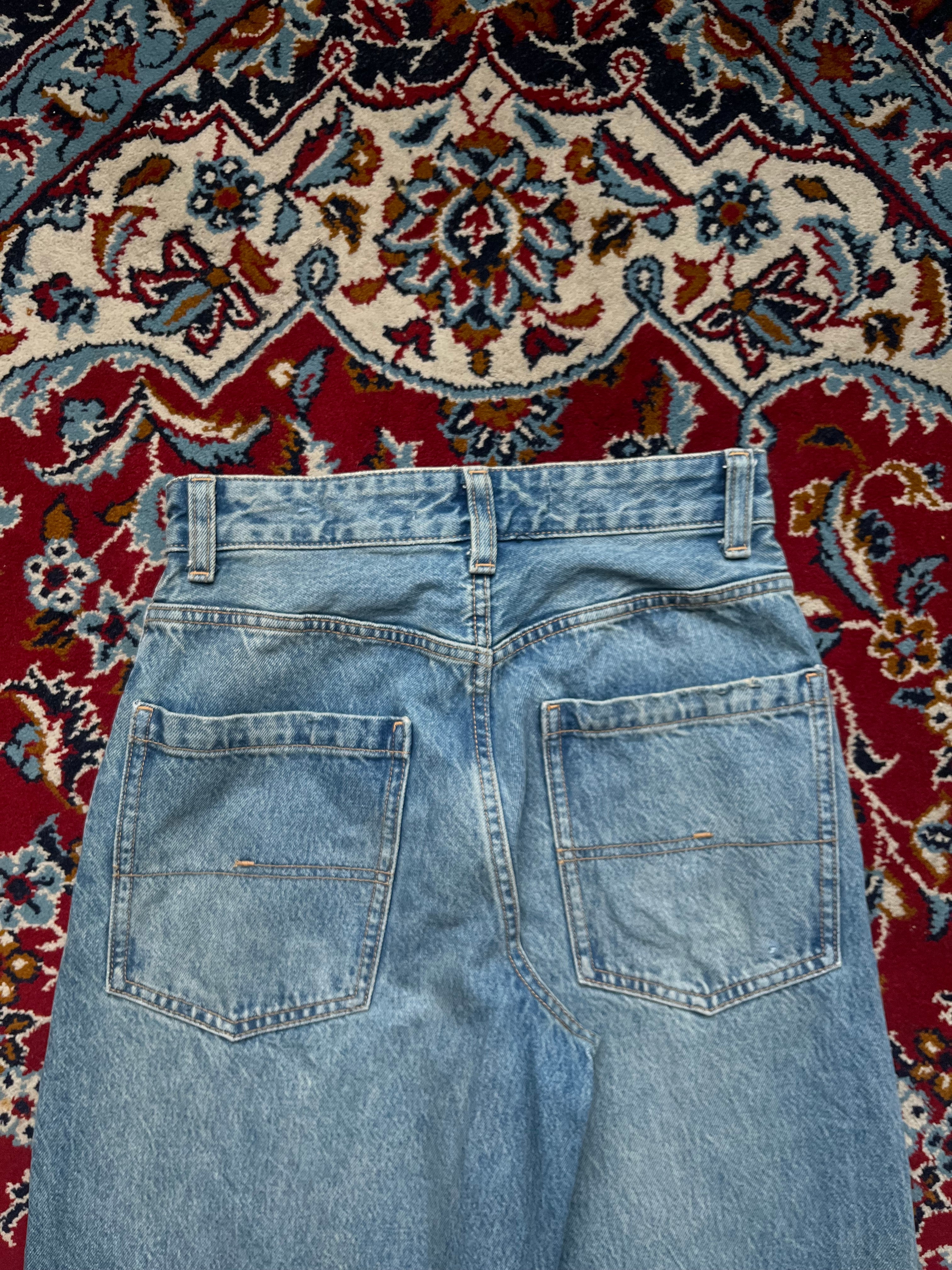 Bershka Distressed Light Washed Balloon Jeans  - 26