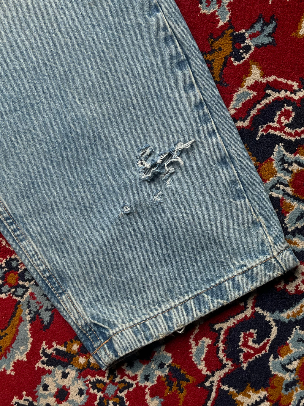 Bershka Distressed Light Washed Balloon Jeans  - 26