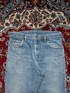 Vintage Lee Regular Fit Light Washed Jeans - 32