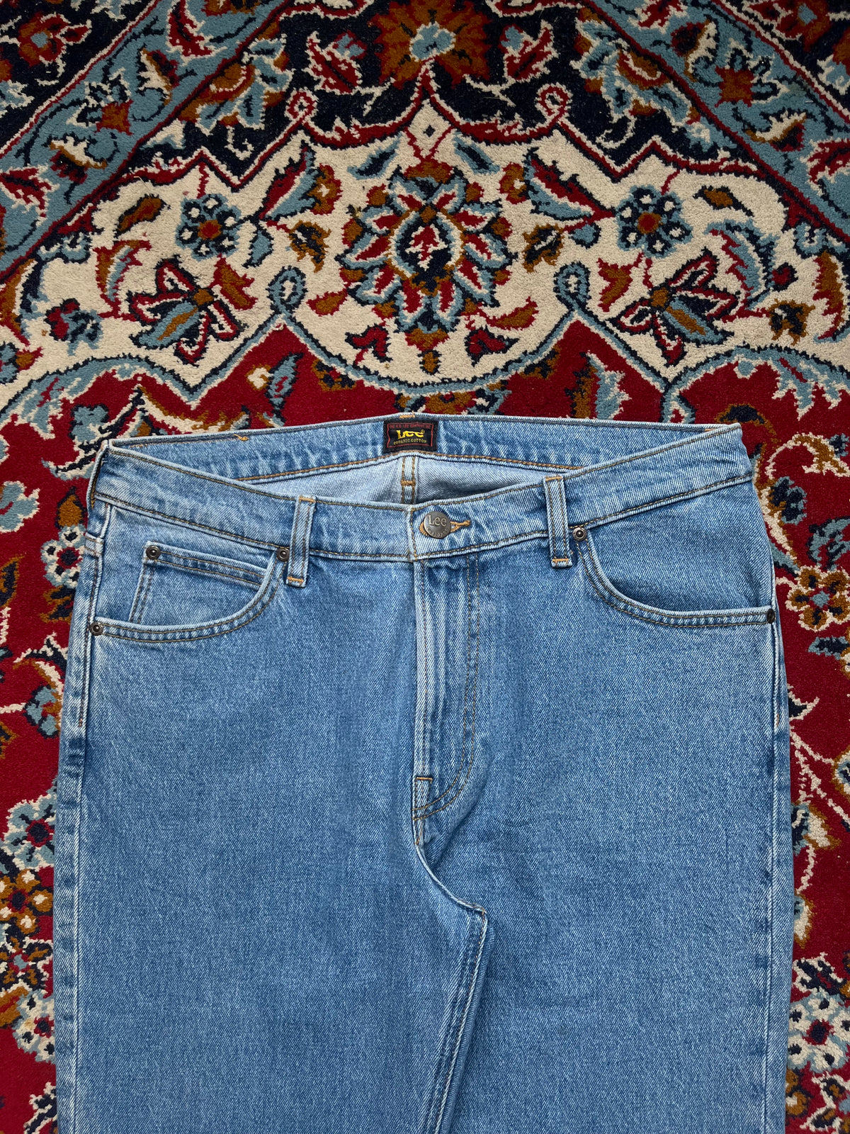 Lee West Straight Fit Light Washed Jeans - 32