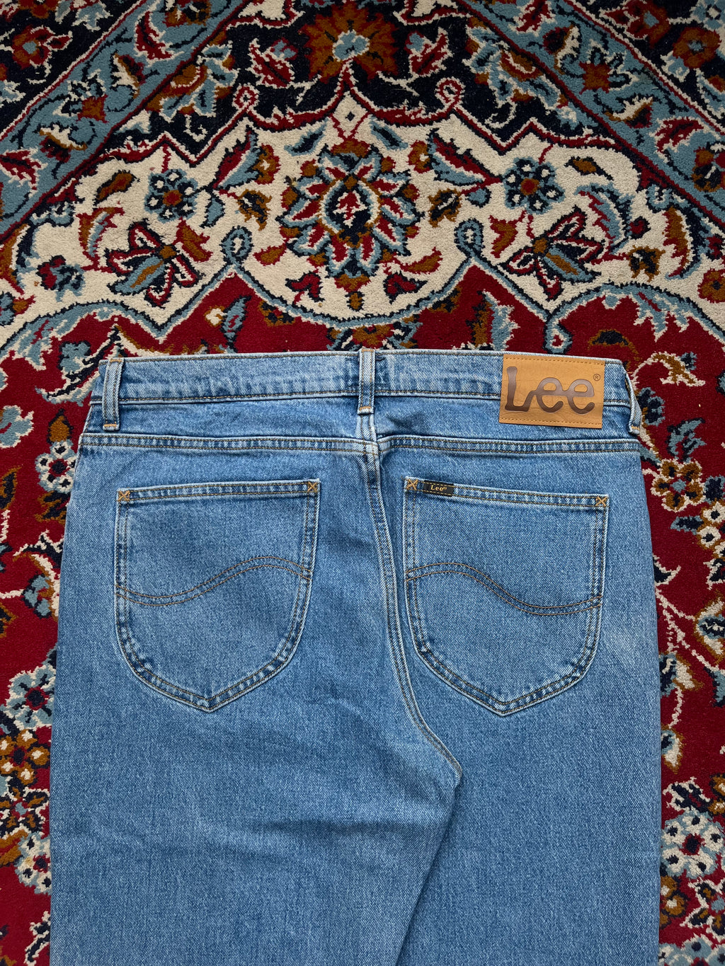 Lee West Straight Fit Light Washed Jeans - 32