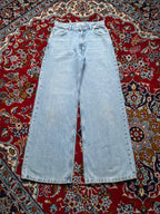 Pull & Bear Light Washed Baggy Jeans - 28