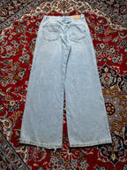 Pull & Bear Light Washed Baggy Jeans - 28