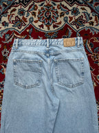 Pull & Bear Light Washed Baggy Jeans - 28