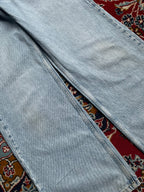 Pull & Bear Light Washed Baggy Jeans - 28