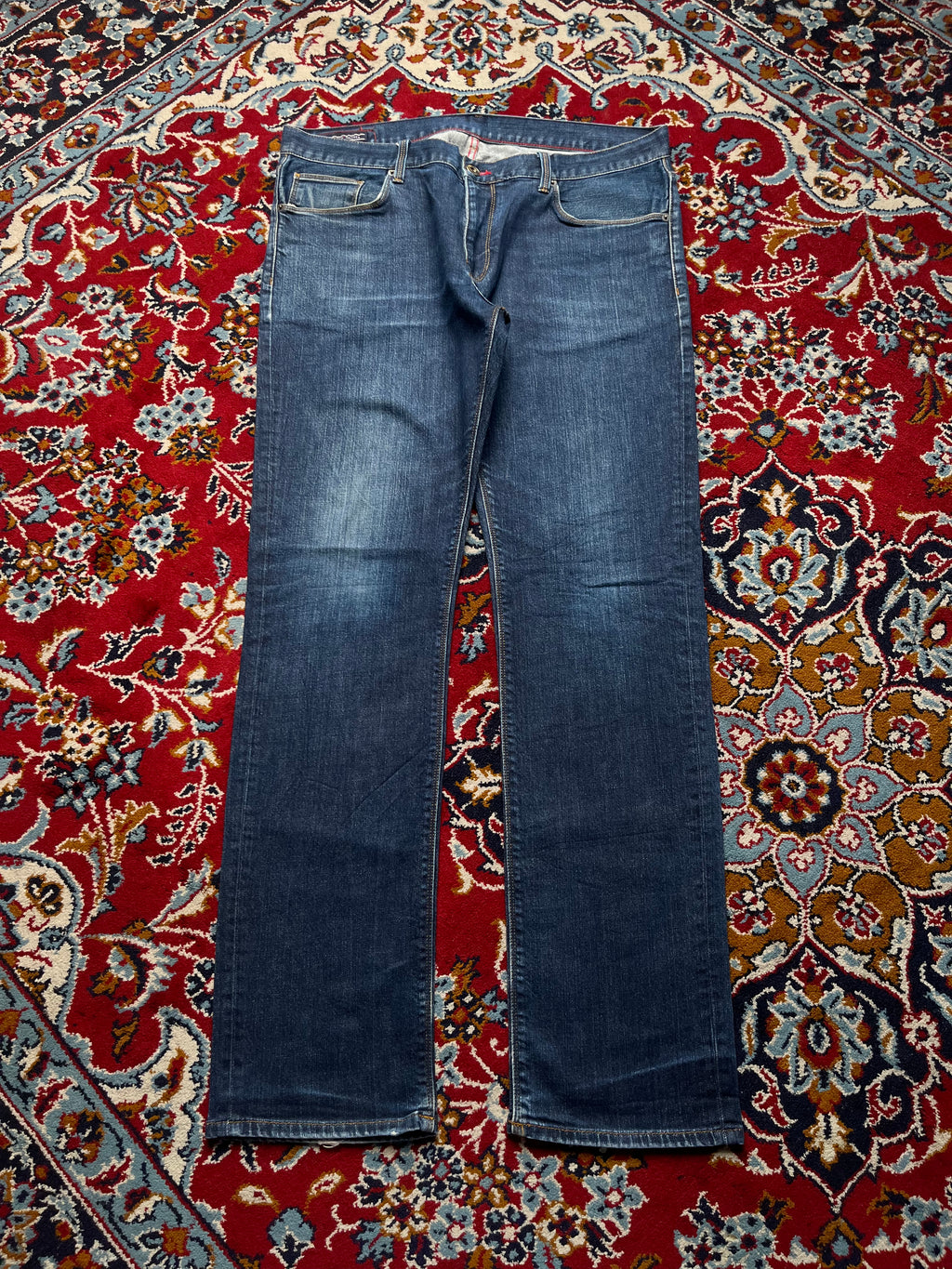 Tommy Hilfiger Denton Straight Fit Dark Washed Jeans - 36