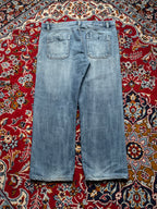 Vintage Diesel Industry Light Washed Straight Fit Jeans - 38