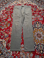 Vintage 9.2 BY CARLO CHIONNA Grey Paneled Straight Fit Pants - 34