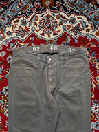 Vintage 9.2 BY CARLO CHIONNA Grey Paneled Straight Fit Pants - 34